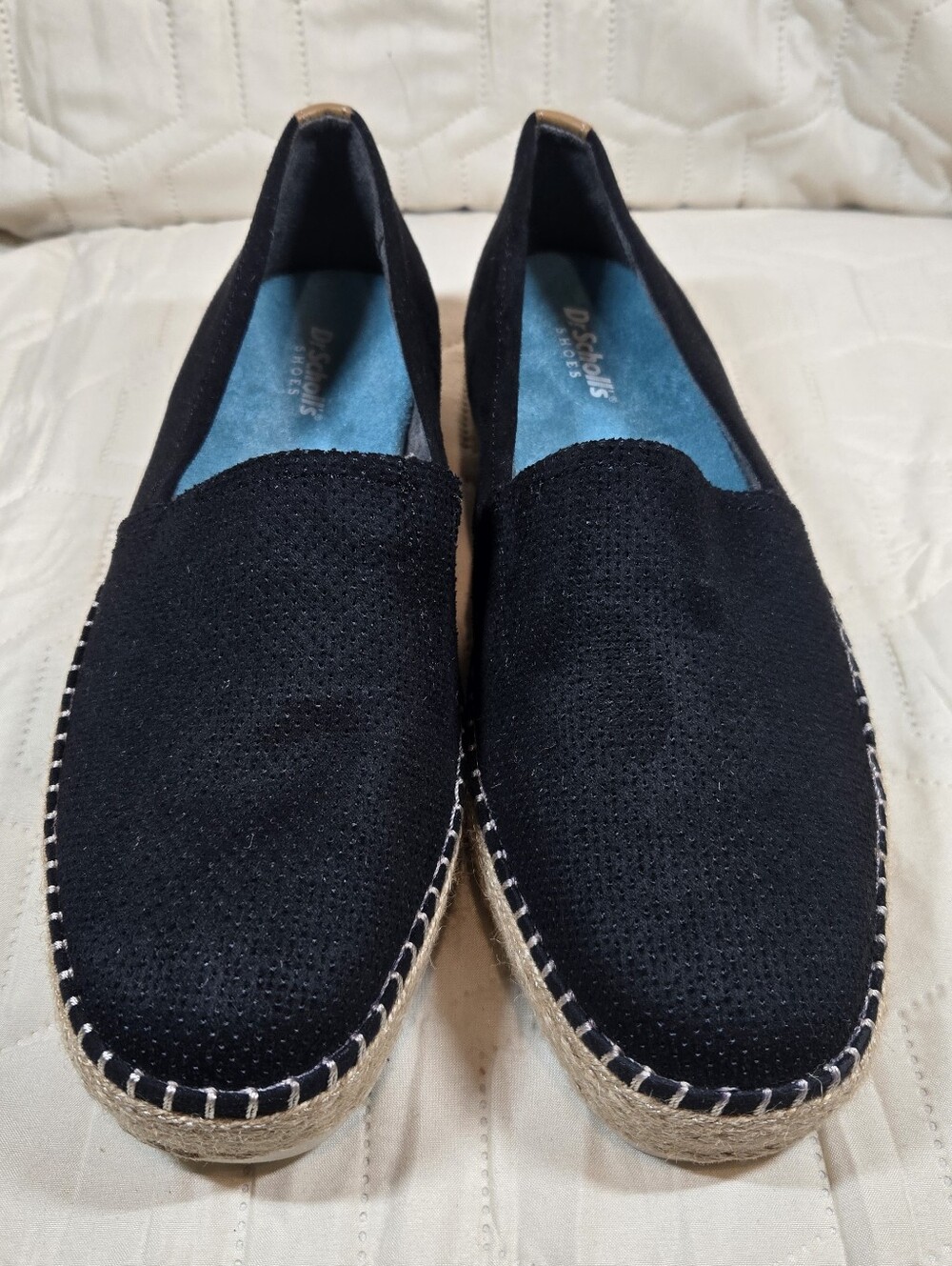 Dr. Scholl's Women's Sunray Platform Espadrille Slip-on Loafers - Black -Sz 8.5M